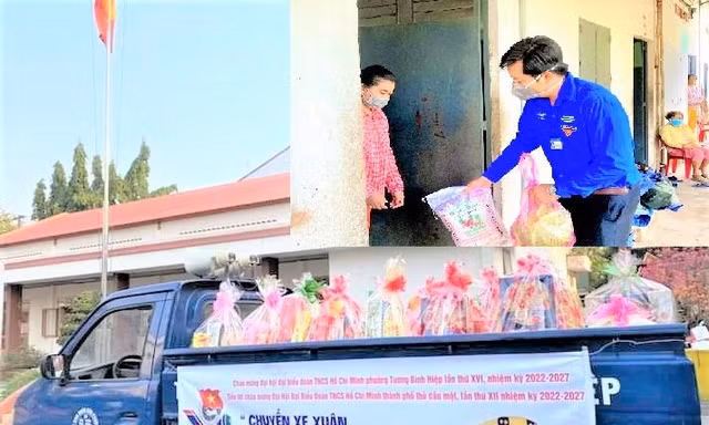 Tuổi trẻ Bình Dương đi từng ngõ, gõ từng phòng trọ tặng quà thanh niên công nhân xa quê
