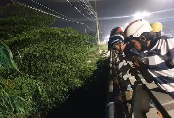 Danh tính hai thi thể nằm úp mặt dưới gầm cầu ở Bình Dương