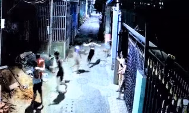 Clip hàng xóm đánh nhau do chó thả rông, một người nguy kịch