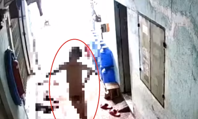 Cô gái cầu cứu khi bị nam thanh niên khỏa thân lao vào nhà trọ giở trò đồi bại 