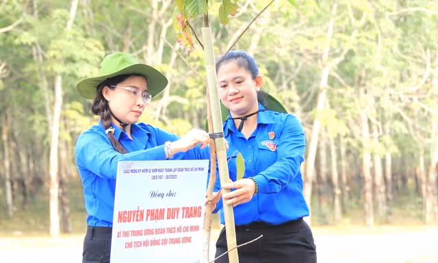 Trồng mới 1 triệu cây xanh 'Vì một Bình Dương xanh'