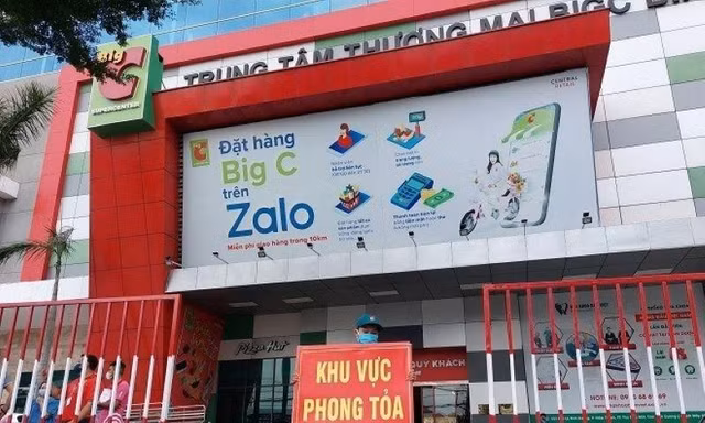 Siêu thị Big C Bình Dương tạm phong tỏa do liên quan ca dương tính