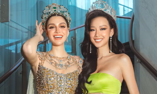 Hoa hậu đẹp nhất thế giới: 'Tôi không áp lực trước Thùy Tiên'
