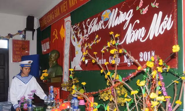 Sắc xuân ở Trường Sa