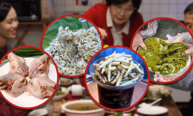 Giật mình món lẩu phân bò, cà phê sâu...