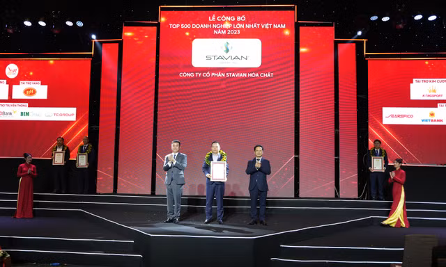 Stavian Hoá chất nằm trong top 20 nhà phân phối hóa chất lớn nhất toàn cầu của ICIS2024