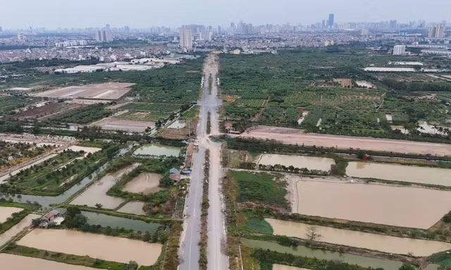 Tuyến đường hơn 700 tỷ đồng ở huyện Hoài Đức sau hơn 2 năm triển khai thi công hiện ra sao?
