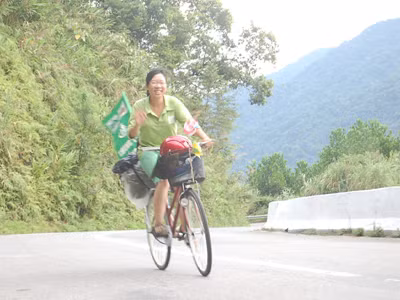 Hình ảnh của Xen trong chuyến đạp xe xuyên dãy Trường Sơn 2009