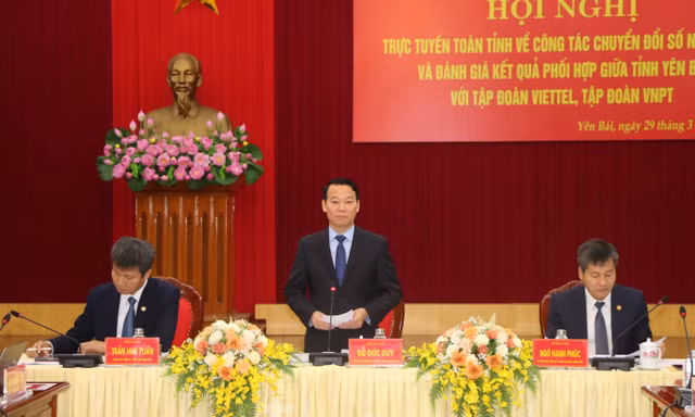 Yên Bái cải thiện đáng kể chỉ số đánh giá chuyển đổi số