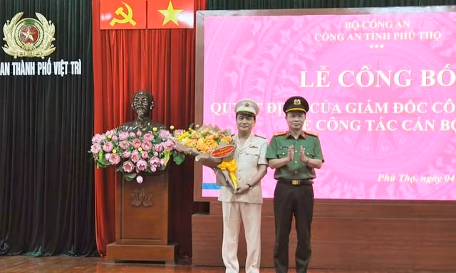 Điều động, bổ nhiệm cán bộ chủ chốt ở công an 3 tỉnh, thành