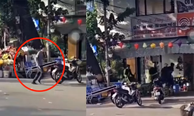 Hà Nội: Một cảnh sát bị thương khi khống chế đối tượng cầm dao trên phố 