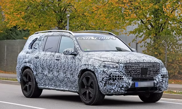 Mẫu SUV Mercedes-Maybach GLS được phác thảo.