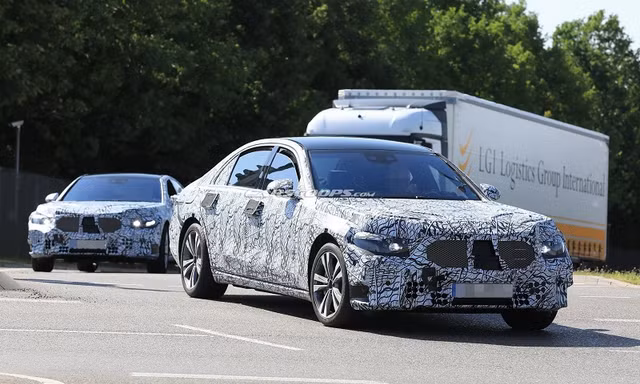 Hình ảnh chạy thử xe Mercedes-Benz S-Class 2020.