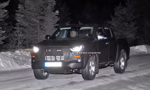Bán tải Isuzu D-Max thế hệ mới hé lộ bản chạy thử.