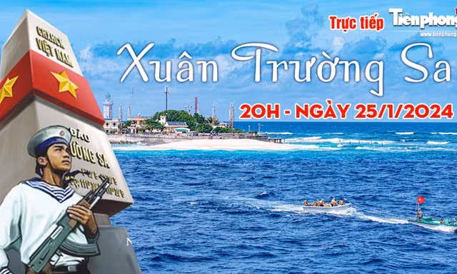 [TRỰC TIẾP] Xuân Trường Sa, gửi yêu thương từ đất liền ra biển đảo Tổ quốc