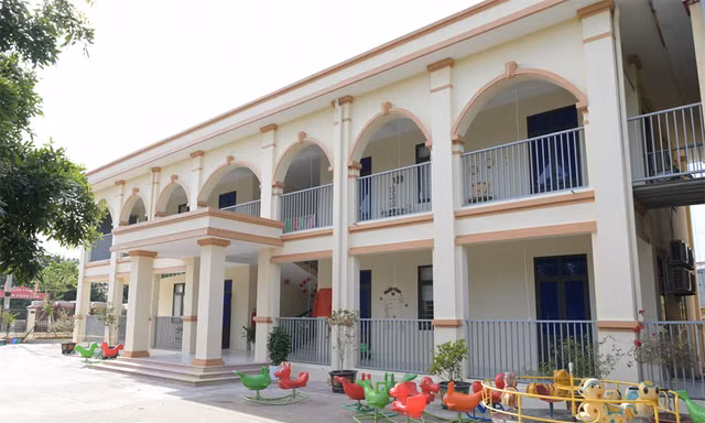 BSR tài trợ 5 tỷ đồng xây dựng công trình nhà lớp học Trường Mầm non thôn Yến Đô.