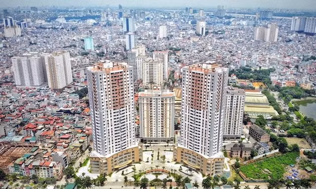 Nguồn thu từ đất giảm mạnh do thị trường bất động sản "đóng băng" (ảnh ST). 