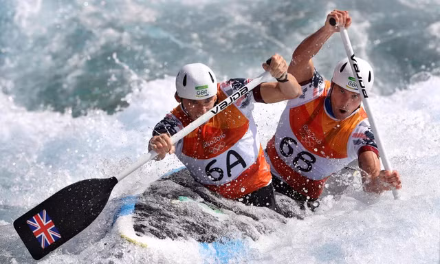 VĐV Canoeing của Anh ở Olympic Rio de Jeneiro 2016.