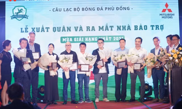 Phù Đổng FC hứa hẹn khiến cuộc đua ở giải hạng Nhất LS 2021 trở nên sôi động. (ảnh Anh Thanh)
