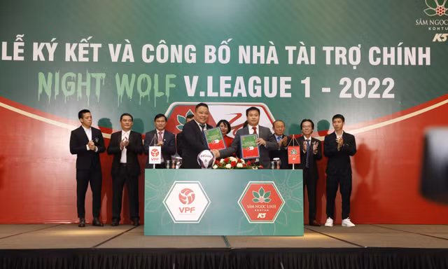 V-League có nhà tài trợ mới đến từ một thương hiệu của Việt Nam. (ảnh Anh Tú)