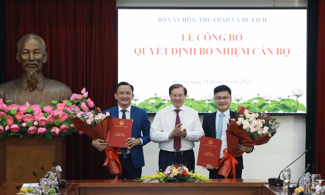 Bộ Văn hóa, Thể thao và Du lịch công bố quyết định bổ nhiệm cán bộ