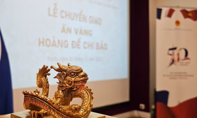 Tiết lộ kế hoạch trưng bày đặc biệt ấn vàng triều Nguyễn 'Hoàng đế chi bảo' 