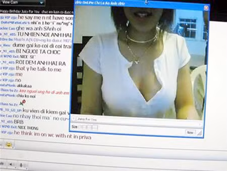 Báo động chat sex