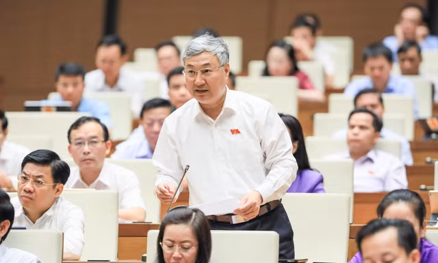 Đại biểu Quốc hội Trần Văn Lâm (Bắc Giang) Ảnh: Như Ý 