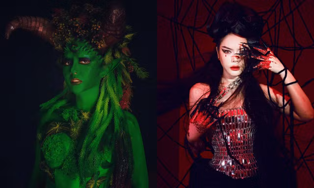 Sao Việt "biến hình" mùa Halloween: Băng Di hóa nhân mã, Lý Nhã Kỳ "chịu chơi"
