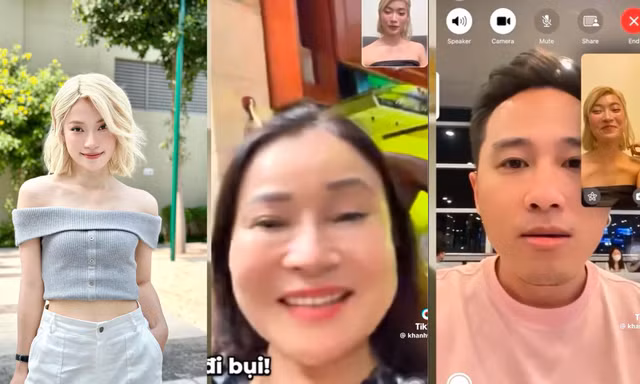 Khánh Vy đăng clip gọi điện khoe phụ huynh mái tóc bạch kim, lần này nhuộm thật chưa?