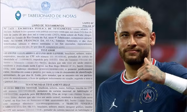 "Fan cứng" của Neymar cho thần tượng thừa kế toàn bộ tài sản