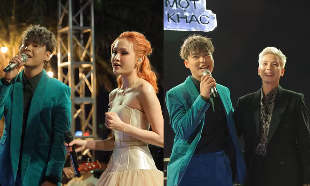 Vừa ra mắt, tân binh này đã gây chú ý khi làm showcase hát cùng Quân A.P và Hiền Hồ 