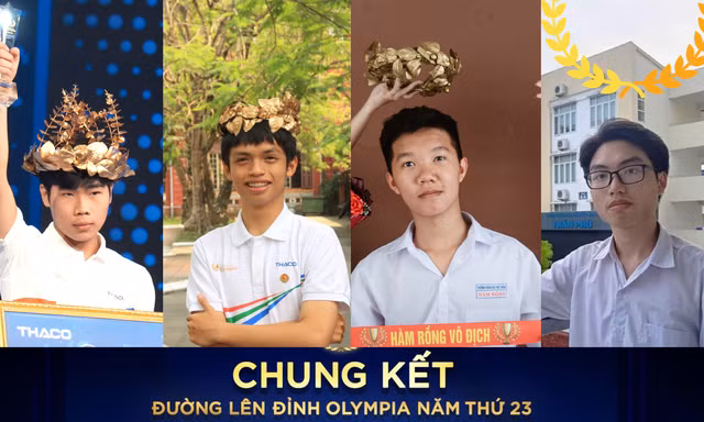 Hành trình rực rỡ của 4 nhà leo núi trước Chung kết năm Đường Lên Đỉnh Olympia 2023