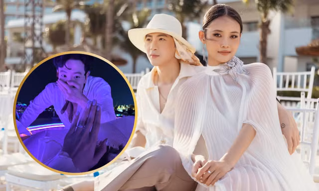 Phí Ngọc Hưng khoe clip cầu hôn Trương Mỹ Nhân, tiết lộ hai người đã có lúc chia tay