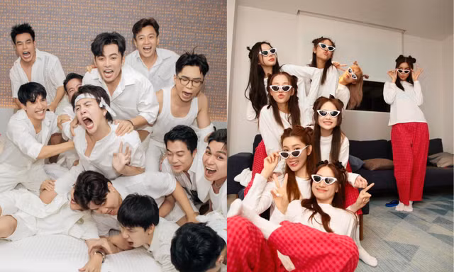 Tiệc độc thân "toàn sao" của Gin Tuấn Kiệt và Puka: Nhà trai, nhà gái ai "quậy" hơn?