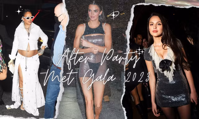 Tiệc hậu Met Gala 2023: Dàn sao "bung xõa" lên đồ đi quẩy, Kendall Jenner chặt đẹp tất cả