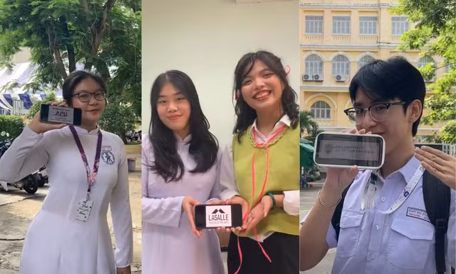 Đến lượt học sinh 12 chuyên Anh THPT chuyên Trần Đại Nghĩa khoe "vé" du học trường top