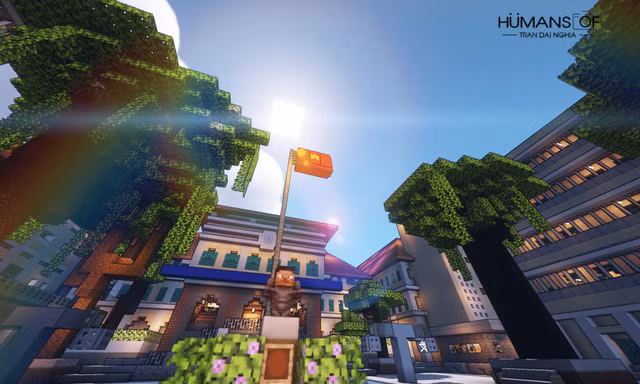 TP.HCM: Lễ khai giảng phiên bản Minecraft, cựu học sinh lần đầu được... dự lễ ké