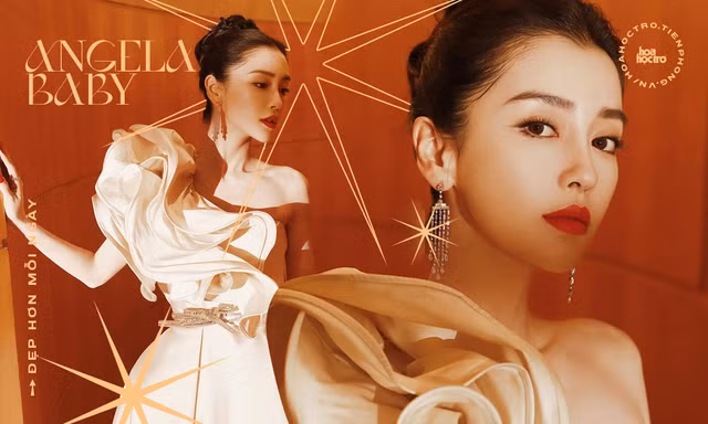 Đến cả “nữ hoàng thảm đỏ” Angela Baby cũng mắc lỗi trang phục vì ham lấn át người khác