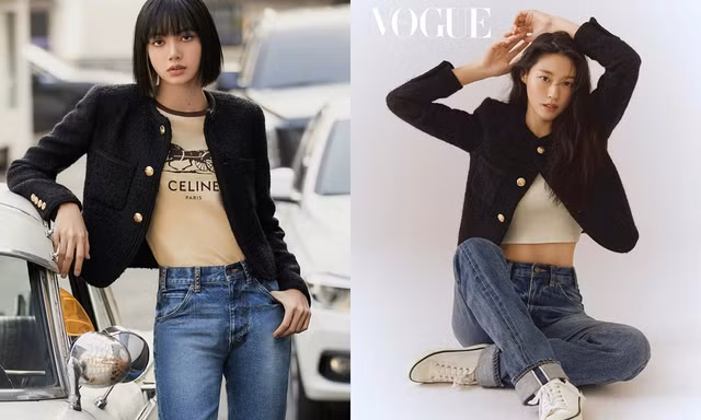 Là nàng thơ Celine nhưng Lisa lại không nổi bật bằng Seolhyun trong màn đụng hàng này