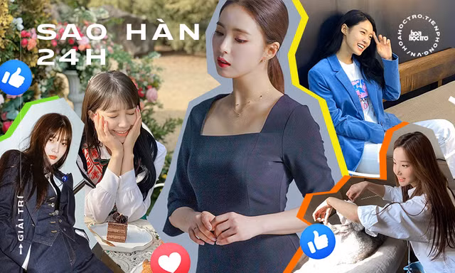 Sao Hàn 24H: Không hẹn mà gặp, Joy (Red Velvet) cùng Seolhyun (AOA) đều mặc đồ menswear