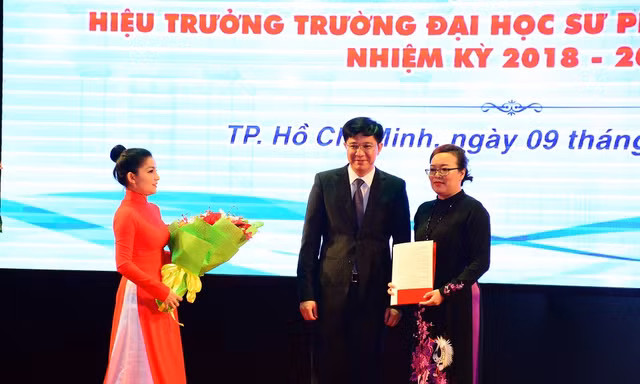 Lễ công bố Quyết định bổ nhiệm hiệu trưởng ĐH Sư phạm TPHCM