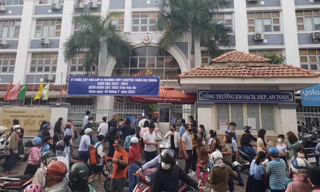 Điểm chuẩn vào lớp 6 trường THPT Chuyên Trần Đại Nghĩa là 64,75 điểm