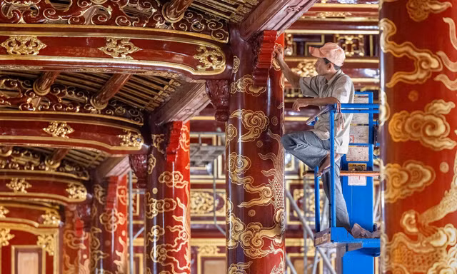 Diện mạo mới ngôi điện - nơi đăng quang của 13 vị vua Nguyễn