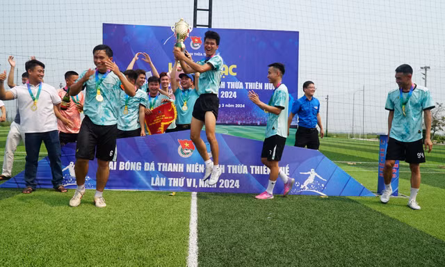 Giải bóng đá Thanh niên TT-Huế năm 2024 tìm ra nhà vô địch