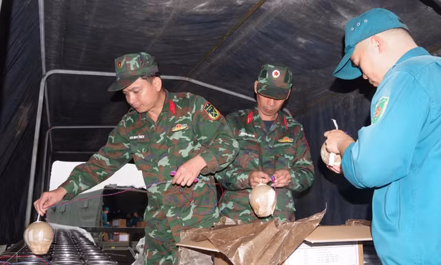 Trận địa pháo hoa giao thừa xứ Huế sẵn sàng khai hỏa
