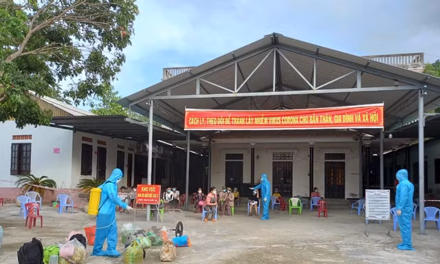 Khu nhà nghỉ này được người dân tự nguyện giao cho cơ quan chức năng làm khu cách ly tập trung có thời hạn đối với công dân trở về từ vùng dịch