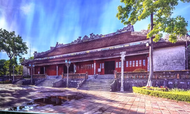 Kỳ công hạ giải trùng tu điện Thái Hòa thuộc Đại nội Huế