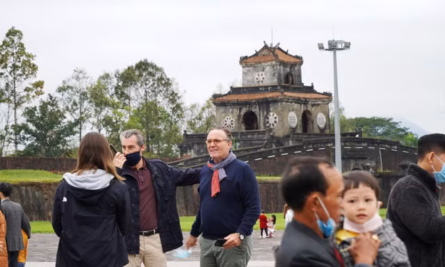 TT-Huế đón khách quốc tế theo đường hàng không như thế nào?