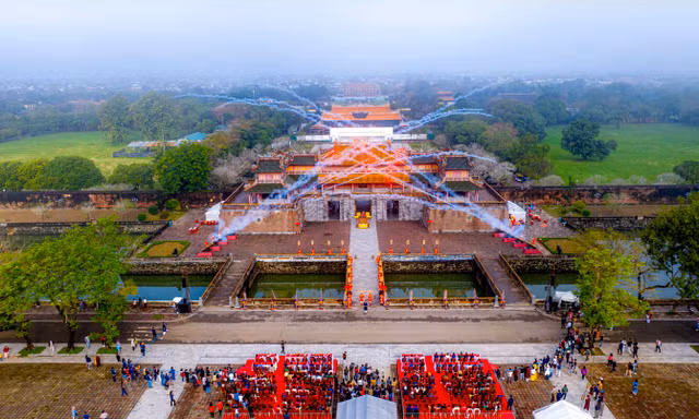 Tái hiện lễ Ban sóc triều Nguyễn trong ngày đầu năm 2024